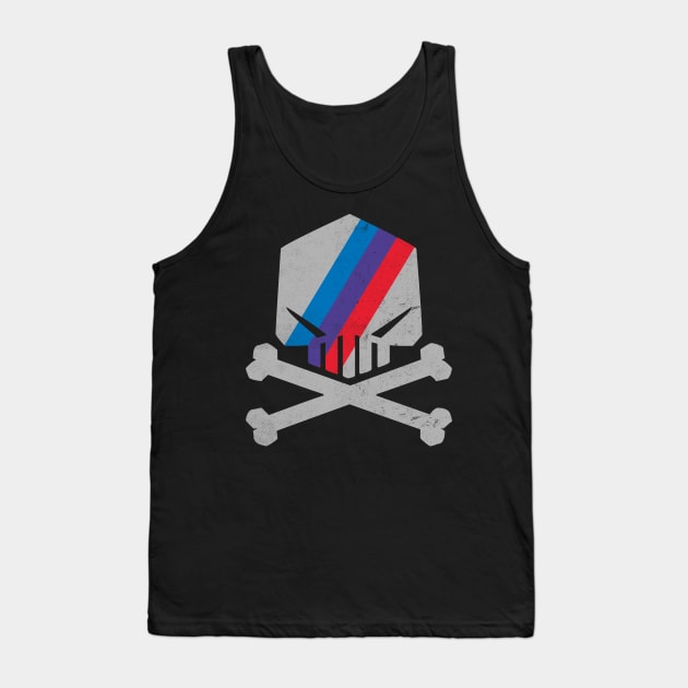 Motorsport Power Skull Tank Top by cowyark rubbark